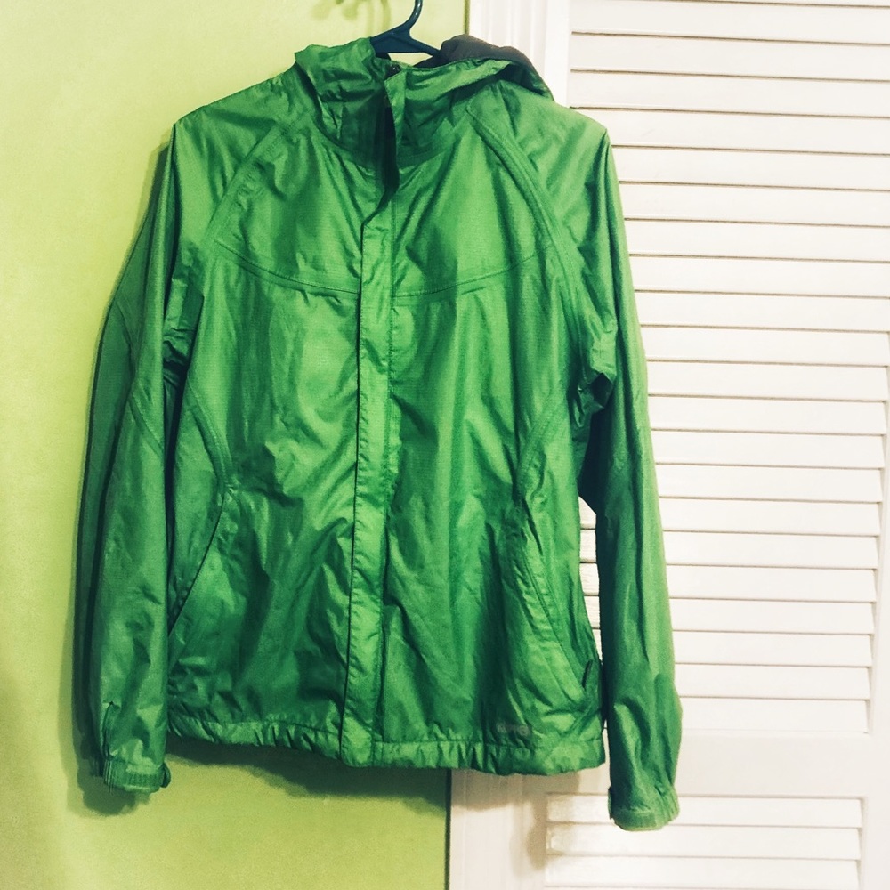 Koppen Jacket w Hood Green Size Small S 4-6
